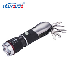 Professional Manufactured Self Defence 9-In-1 Led Multi-Functional Tools Flashlight
